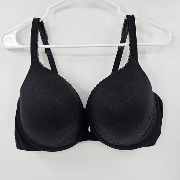 Victoria's Secret 38DD body perfect shape bra black - Picture 1 of 3